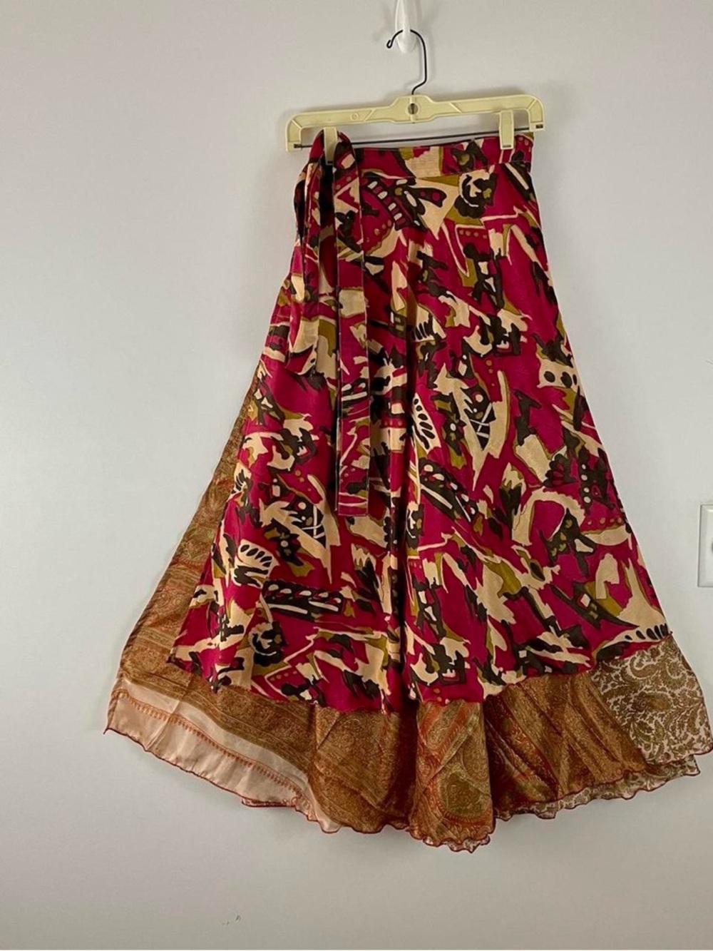 Reversible Maxi Wrap Skirt